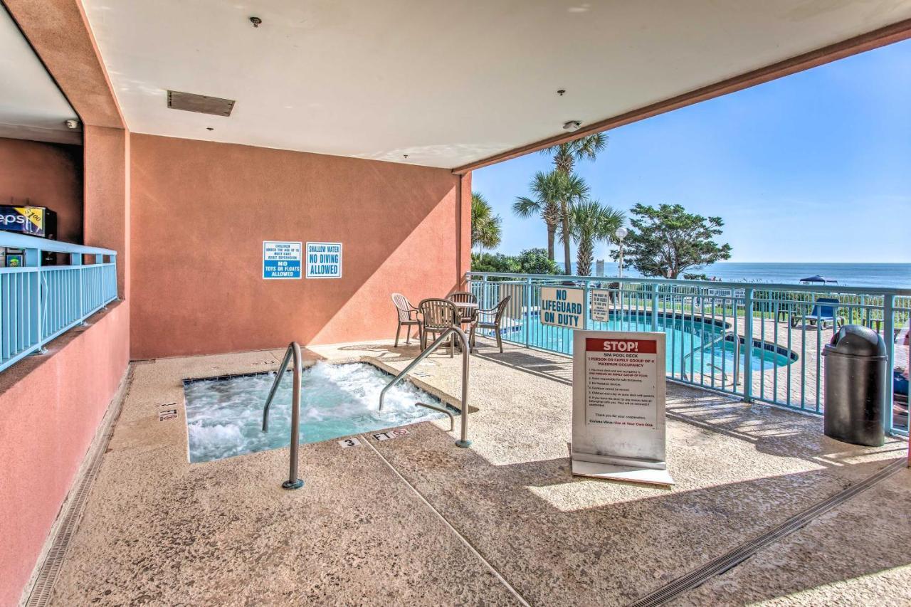 Beachy Condo With Pool Access And Steps To Boardwalk! เมอร์เทิลบีช ภายนอก รูปภาพ