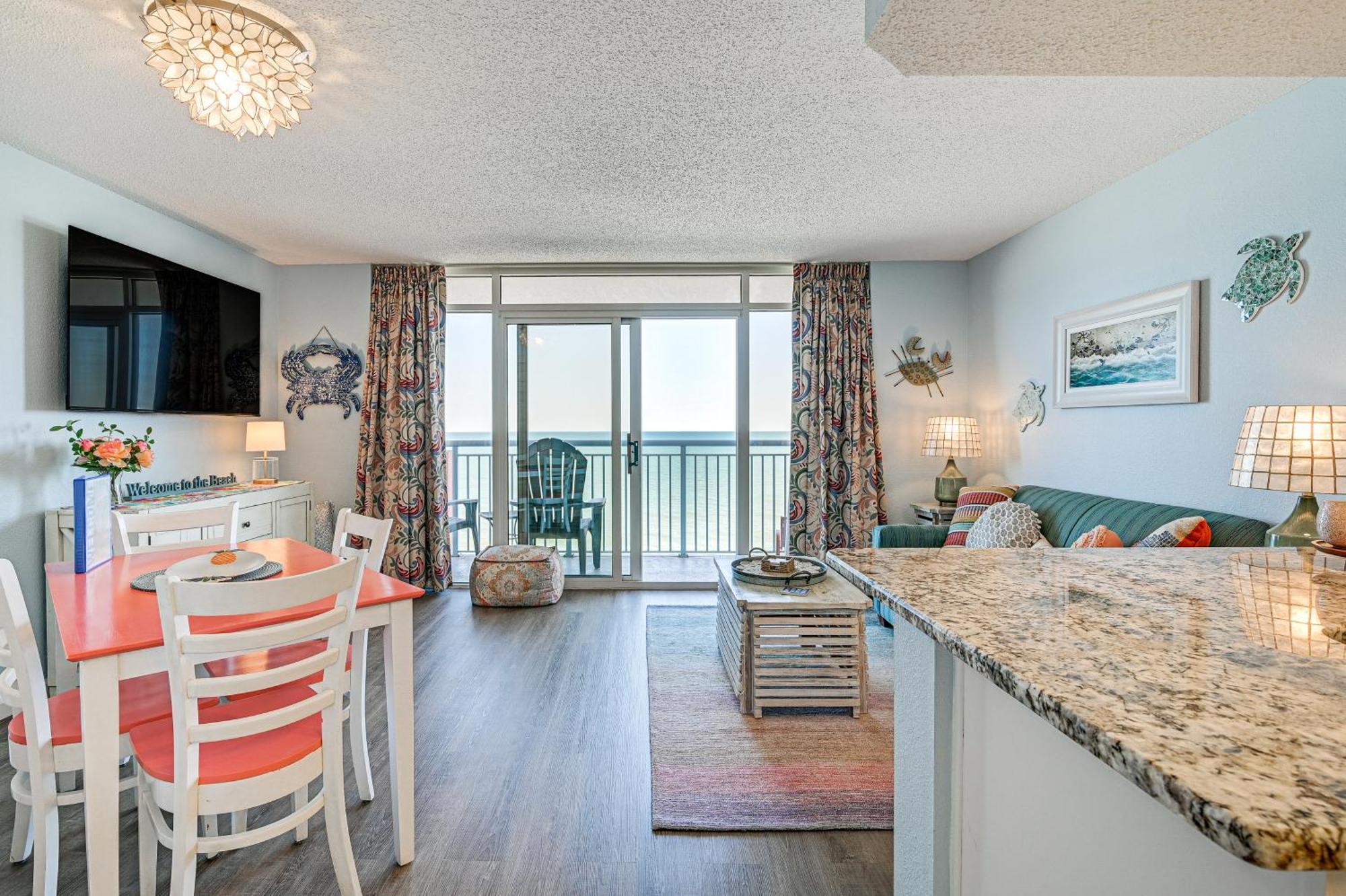 Beachy Condo With Pool Access And Steps To Boardwalk! เมอร์เทิลบีช ภายนอก รูปภาพ